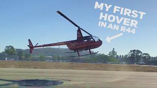 My first helicopter flying lesson I Learning to hover the R44 helicopter with Anthelion Helicopters