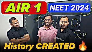 NEET AIR 1 from PW  !! NEET RESULTS 2024 || Only YAKEEN Batch - 100% Online 
