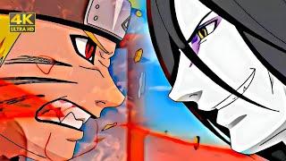 Naruto V's Orochimaru Full Fight [4K] | Naruto shippuden fight sence in Hindi  EP 40,41,42,43