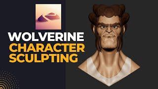 Nomad Sculpt: Wolverine Character sculpting | from 2d to 3d