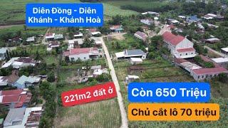 Bán Gấp Đất Diên Đồng Huyện Diên Khánh| Chủ xả lỗ 70 Triệu bán đất Diên khánh khánh hòa