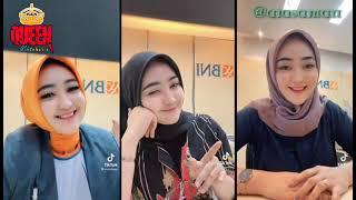 TIKTOK HIJAB CANTIK BANGETT PEGAWAI BANK ARASAMARR    SENYUMNYA GADA OBAT.................