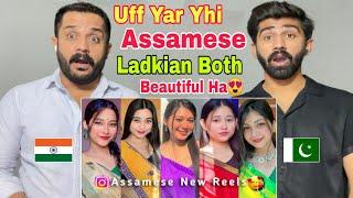 Pakistani shocking Reaction New Assamese viral Girls Instagram Reels Tiktok videos 2024