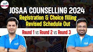 JOSAA Counselling 2024 | Registration & Choice Filling | Revised Schedule Out | @InfinityLearn-JEE