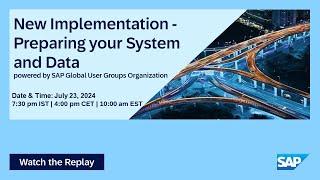 Executing Your Cloud ERP Project: preparing your system and data I Move to Cloud ERP I 24.07.23