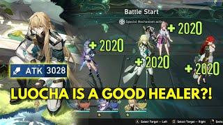 Luocha Healing Test in MoC (3K Attack Luocha) - Honkai: Star Rail