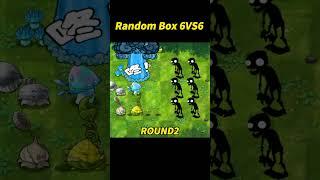 PVZ 1 Fusion Challenge! 6 Plant Boxes vs 6 Zombie Boxes#pvz #plantsvszombies #pvzchallenge