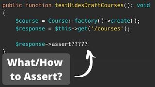 Laravel Testing: Two Tips - Assert Collections and Factory States