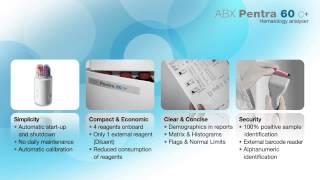 Automated 5 part differential hematology analyzer ABX Pentra 60 C+ presentation