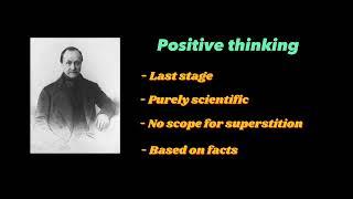 sociology in Tamil|August Comte laws of three stages explained in tamil #sociology|positive thinking