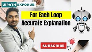 UiPath Tutorial | Uipath For Each Loop (2020)