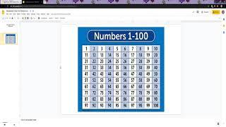 Counting to 100 - Random Order