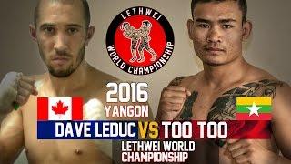 Too Too vs Dave Leduc, Myanmar Lethwei Fight, Lekkha Moun 2016, Burmese Boxing