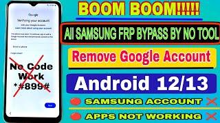 Samsung Frp Bypass 2024 Adb Enable Fail Android 11 12 13 14 || No Work Activity Launcher - No Code