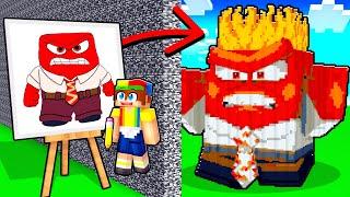 I Cheated Using //DRAW In an INSIDE OUT Minecraft Build Battle!