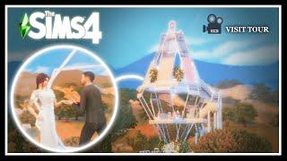 The Sims4 || Wedding plumbob || Visit Tour during a wedding || Nocc