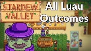 Stardew Valley - All Luau Responses (Best Ingredients to Worst)