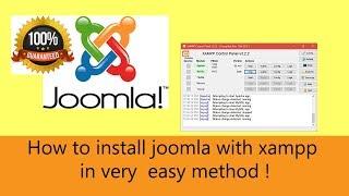 How to install joomla with xampp in very  easy method !