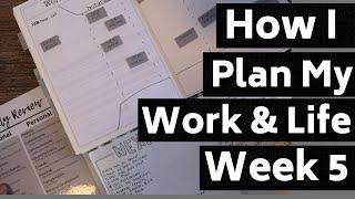 Weekly FUNCTIONAL planning PROCESS and weekly gtd setup 2022 Wk 5