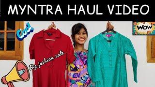 Myntra fashion haul video  (big fashion sale)