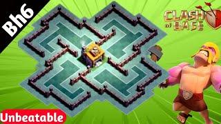 BEST! BH6 Base 2019 | Builder Hall 6 Trophy Base - Clash of Clans