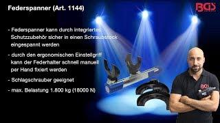 Tutorial: Federspanner-Satz, 1800 kg (Art. 1144)