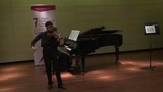 Meditation from Thais by Jules Massenet performed by Chia Ren Cher, 2018