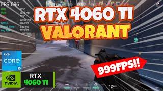 VALORANT: RTX 4060 TI + I5 12400F LOW SETTINGS 1080p 2024