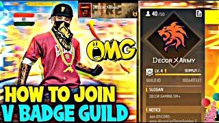 How To Join Youtubers Guild In Free Fire | Decor Gaming Original Guild  - Garena Free Fire Max India