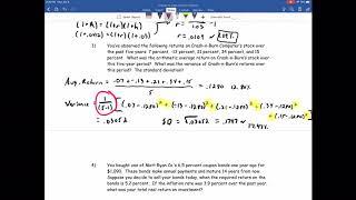 Chapter 12 Some Lessons From Capital Market History Extra Practice