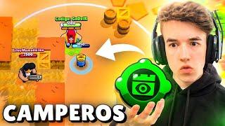 CAZACAMPEROS CON EL GADGET de GROM en BRAWL STARS