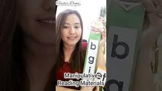 Manipulative Reading Materials for English and Filipino