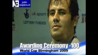 Judo 2009 Birmingham: Awarding Ceremony [-100kg].