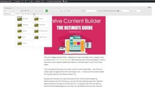 Thrive Visual Editor - Ultimate Guide