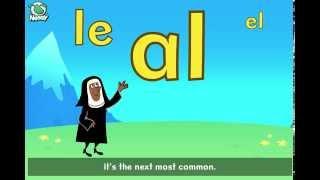 Nessy Spelling Strategy | Learn to use suffixes -le -al -el with the Singing Nun | Educational Song