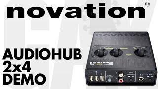 Novation - Audiohub 2x4 USB Audio Interface Demo at GAK