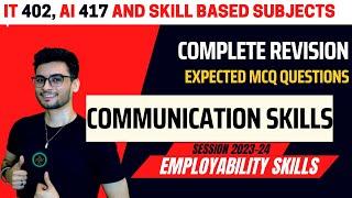 Communication Skills ONE SHOT | EXPECTED MCQ | 2024 Boards