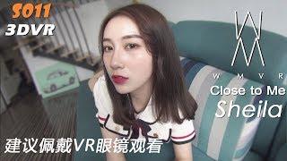 [4k 3d vr ]【breath talking】 how far 5cm is? The beautiful girl is so close !  girlfriend/vr girl