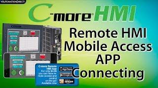 C-more Remote HMI: Connect Mobile App to Control your C-more HMI - from AutomationDirect
