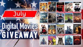 FREE Digital Movies Giveaway - Freedom Edition | July 