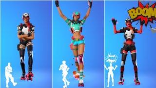 Fortnite DERBY DYNAMO Skin Showcase With Icon Series Dance & Emotes