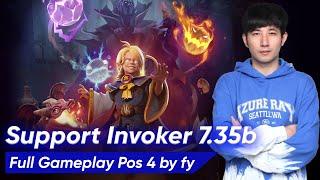 fy Invoker Support Pos 4 7.35b | Dota 2 China Pro Gameplay