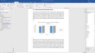 Formatting Caption style, inserting captions below figures/tables in a project, report or article