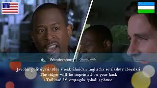 English/Uzbek Blue StreakJavohir politsiyachi filmi The ridges scene #movie #comedy #comedyvideo