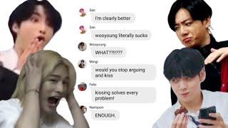 bts and txt texts - the ones with the fight (ft. stray kids and ateez)