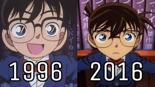 Detective Conan 1996 & 2016 Comparison