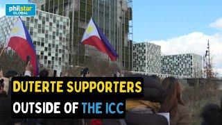 Duterte supporters gather outside ICC as former Philippines president set to make appearance