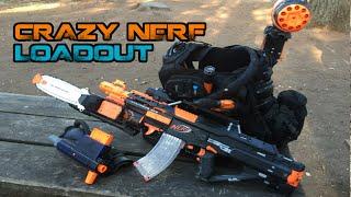 INSANE NERF LOADOUT! Ire Stampede ECS-18, Shoulder Blaster, Underarm Rampage! | Walcom S7