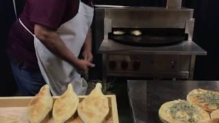 Samoon Bread - Making Iraqi Samoon with Pita Oven- الصمون الحجري
