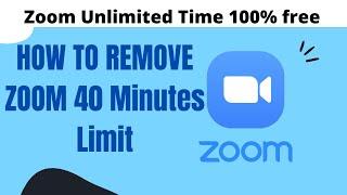 How to extend zoom meeting time limit 2022 #zoomunlimited